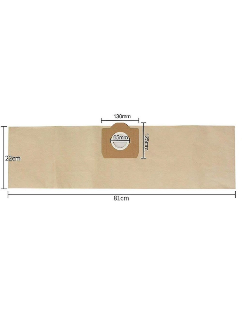 imagem de 11pcs Sacos de filtro de poeira para Karcher WD3200/WD3300/A2204/A26562