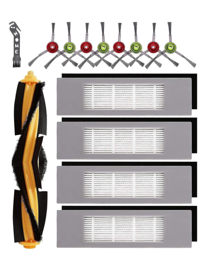 Crosmart - 14pcs para Ecovacs DEEBOT OZMO 920 950 T5 ACESSÓRIOS ASPUUE ATRIMENTOS