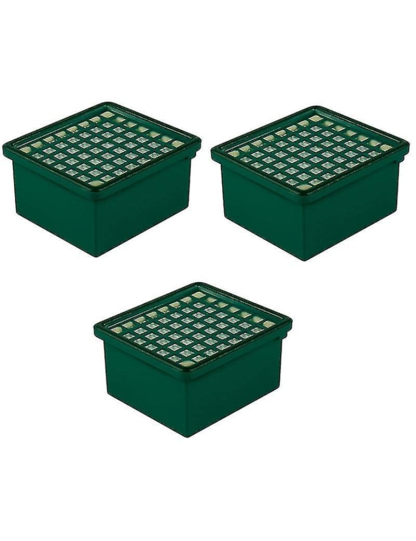 Crosmart - 3pcs para elementos de pó Vorwerk Caixa de filtro VK130 VK131 VK200