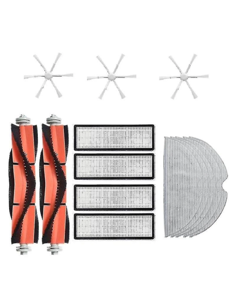 imagem de Para Xiaomi Mijia 2c Peças Pravento principal Filtros de escova lateral Clop panor1