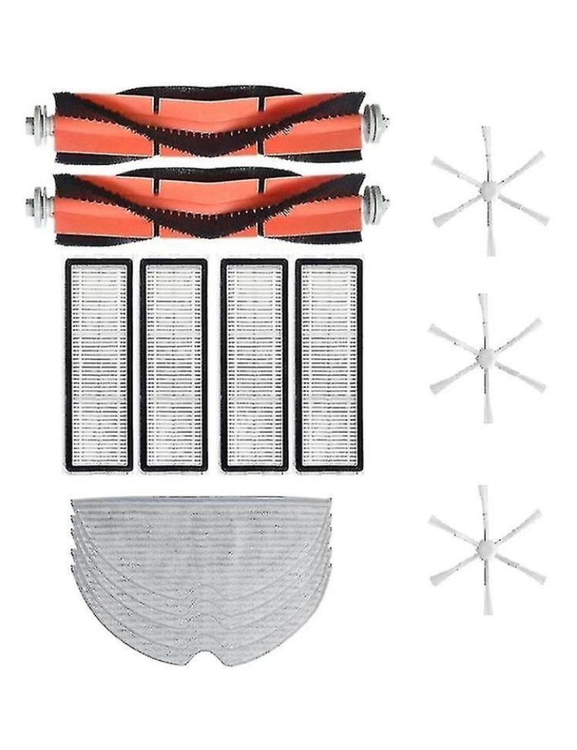 imagem de Para Xiaomi Mijia 2c Peças Pravento principal Filtros de escova lateral Clop panor2