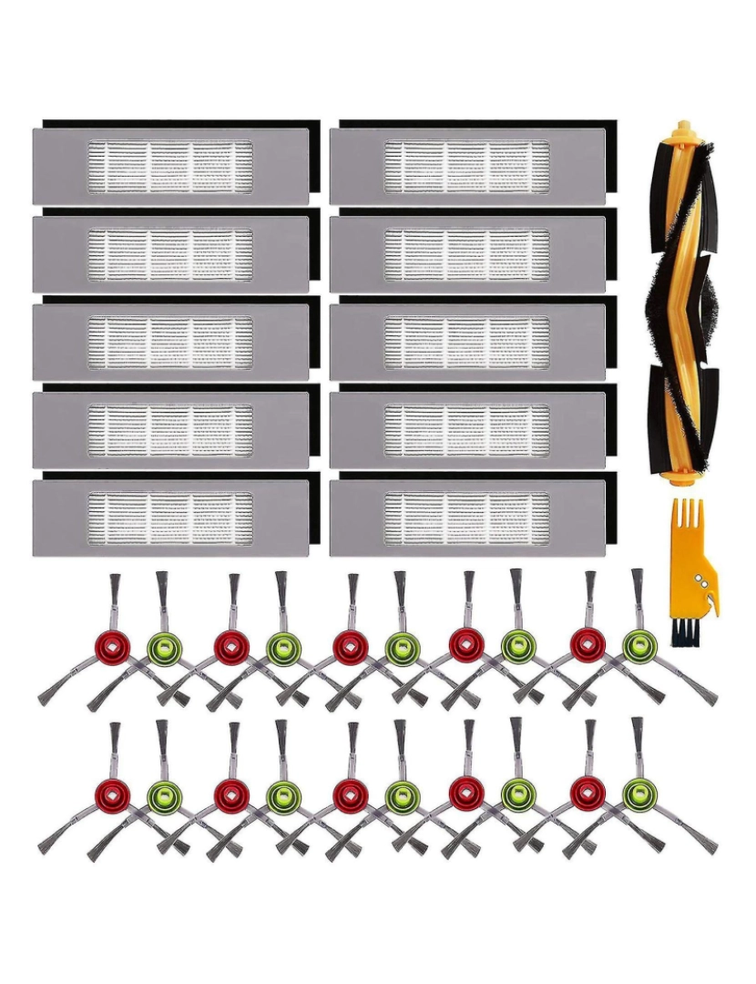 imagem de Substituição do kit de acessórios para Ecovacs Deebot Ozmo 920/950/T5/T81