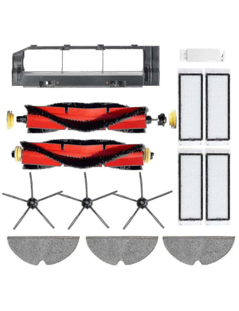 Crosmart - 14-pacote compatível com Roborock S6 Maxv S6 Pure S5 S5 Peças de reposição de alta qualidade