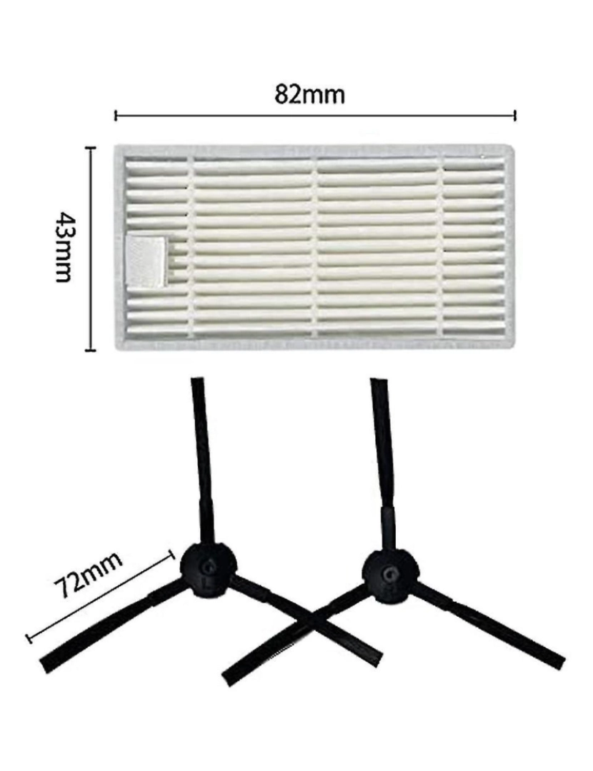 imagem de Kit de filtro para aspirador de limpeza ILIFE V3 V5 V5 V5S Pro Vacuum Cleaner4