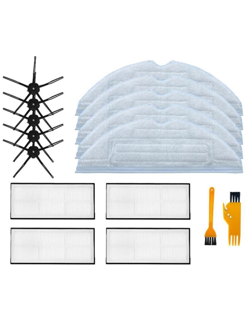 imagem de Bruscada lateral do filtro HEPA para Xiaomi Roborock S7 / T7S Plus Peças1