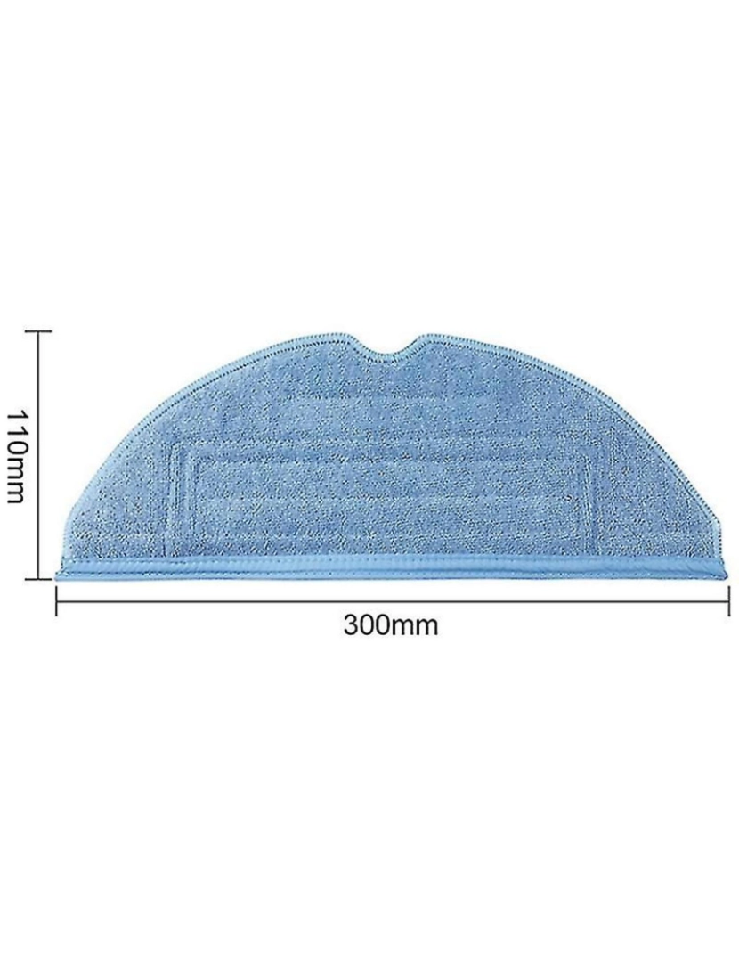 imagem de 2PCS MOP Pad para Xiaomi Roborock Vacuum Cleaner Robot S7 S70 S75 S7MAX S7MAXV T7S T7S Plus MOP RAPS2