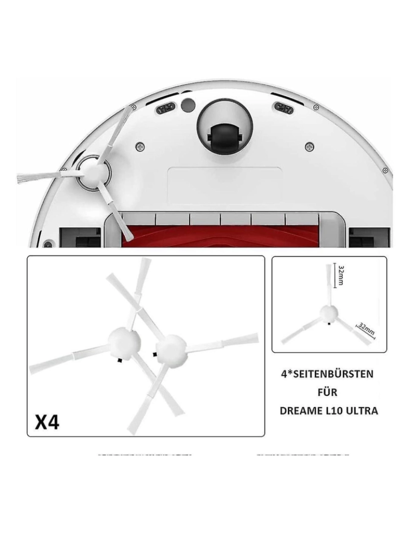 imagem de Acessório para L10S Ultra Robot Vacuum Cleaner, Wipes para L10S Ultra Robot Vacuum Cleaner4