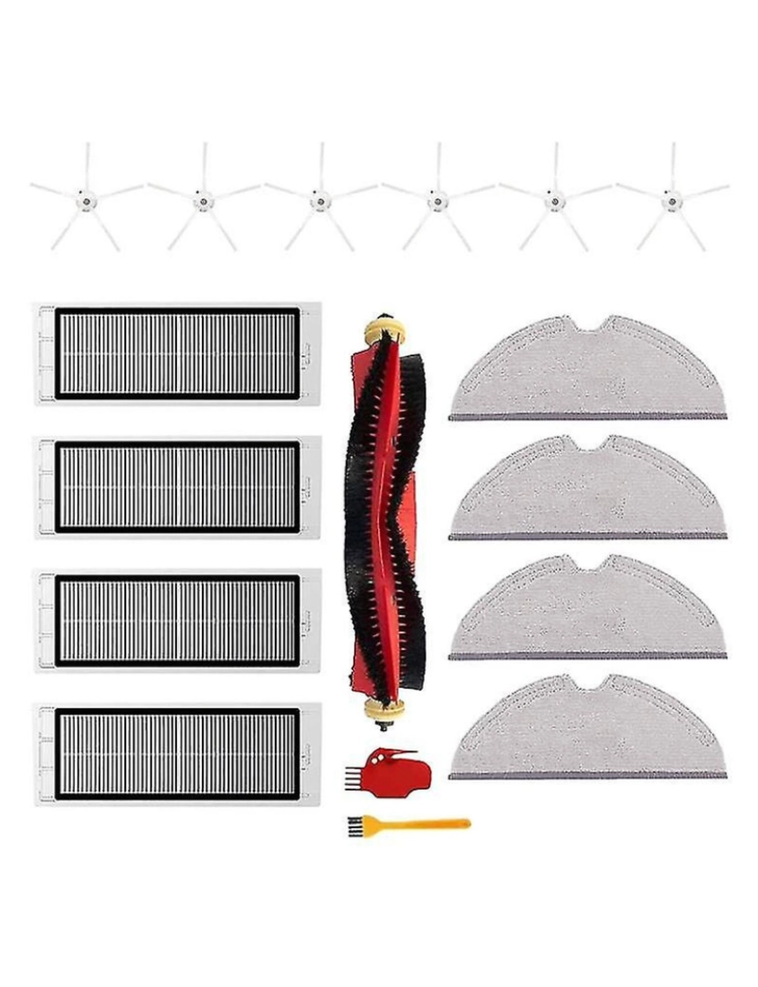 imagem de Escovas de escova de rolo filtros HEPA para acessórios de pó de pó de robô S50 S511