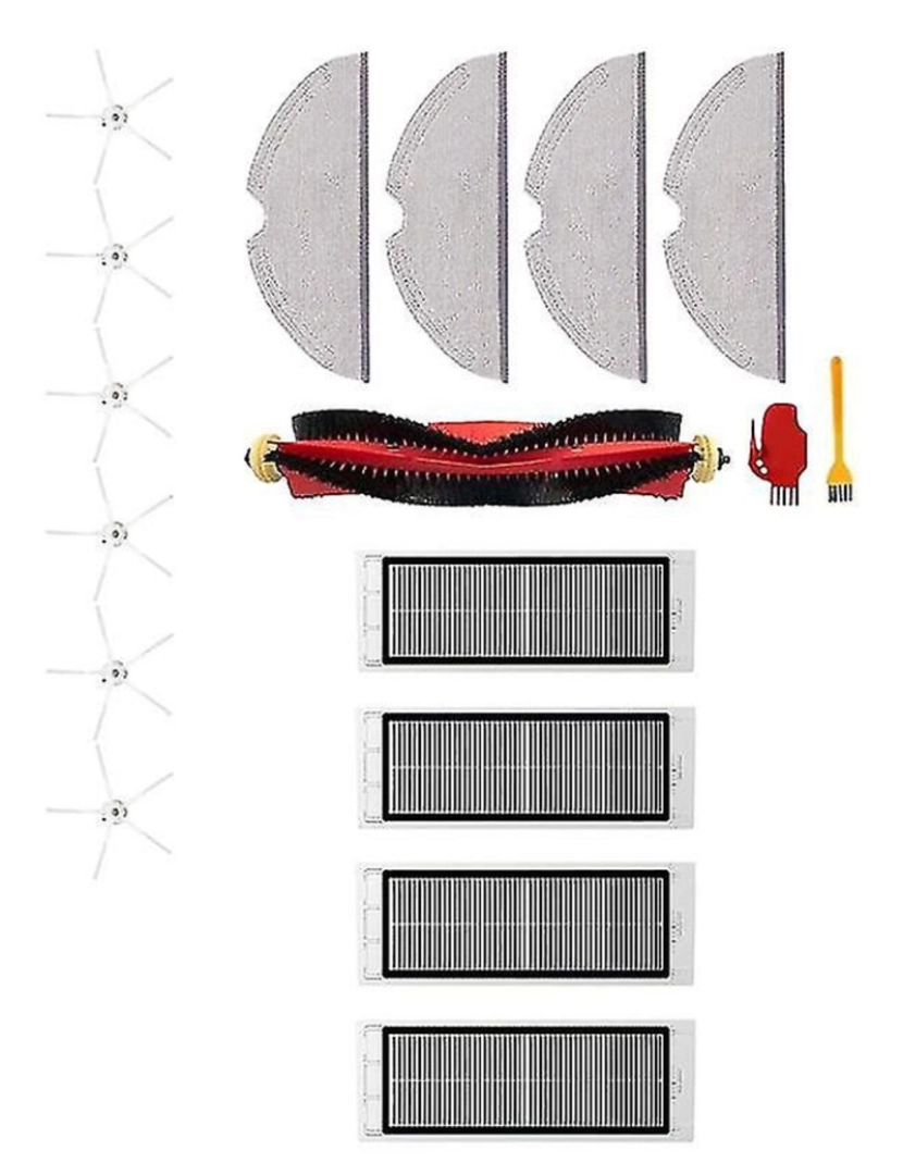 imagem de Escovas de escova de rolo filtros HEPA para acessórios de pó de pó de robô S50 S513