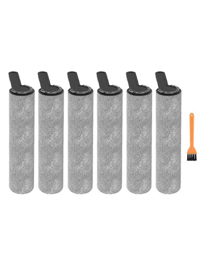 Crosmart - 7 PCS Brush de rolos macios para Ifloor One 3.0 sem fio Mãe piso seco lavador