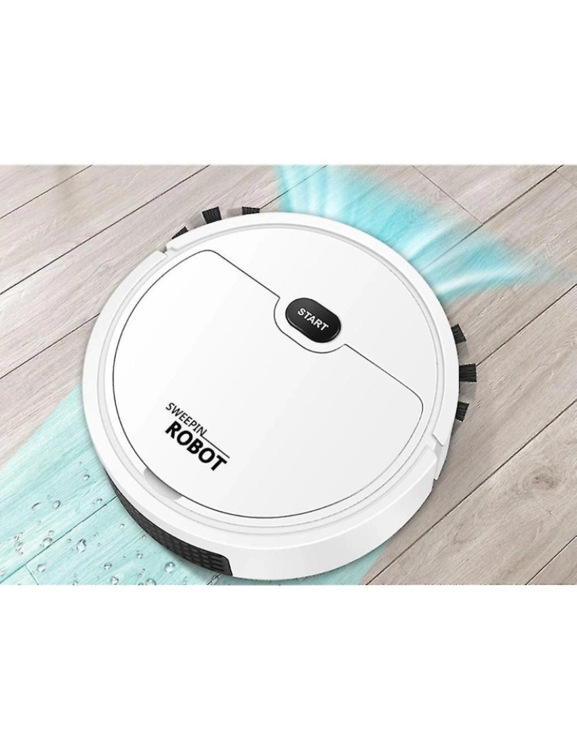 imagem de Limpador de robô automático 3 em 1 Smart Wireless Limping Robot Charging Home Inteligente Sup3