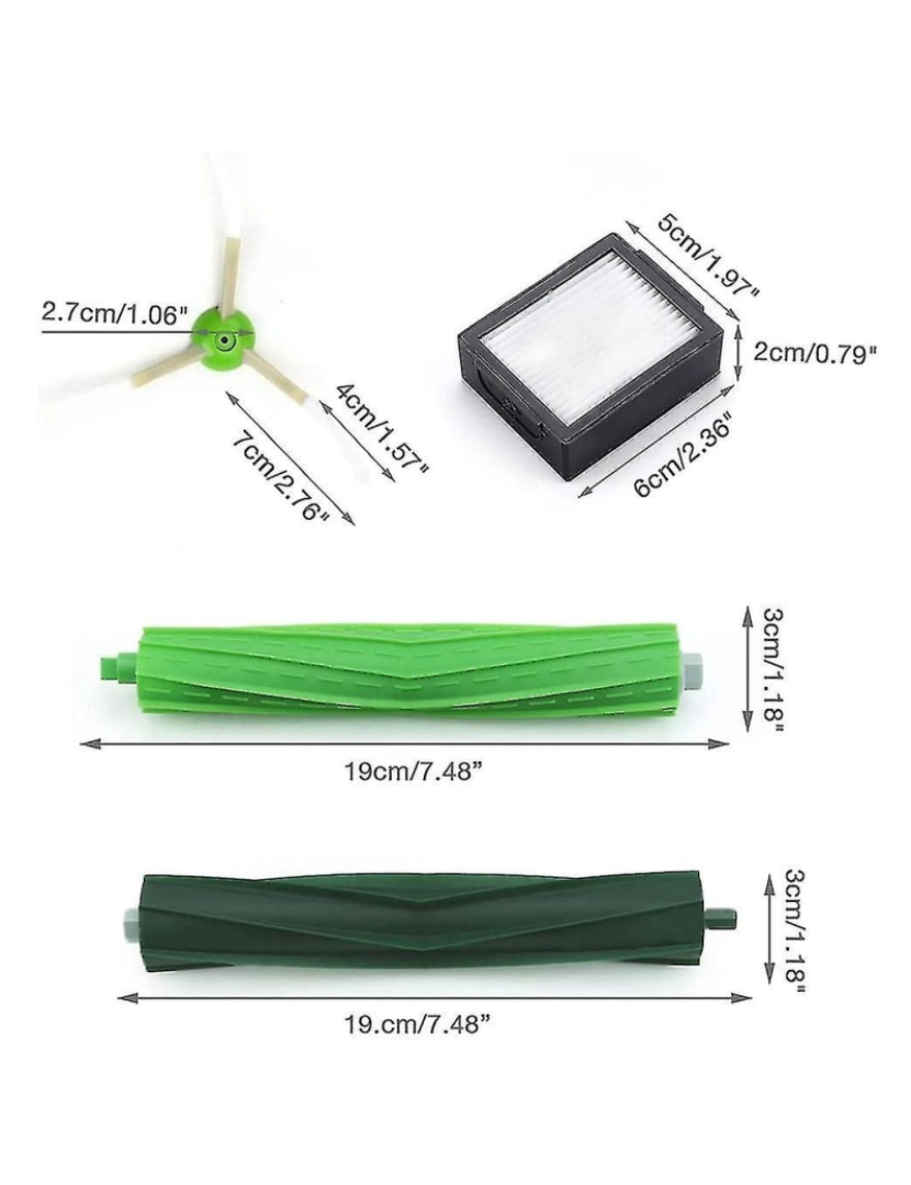 imagem de 1setCompatible com o iRobot Roomba i8 i8+ i7 i7+ i6 i6+ i4Replacement Part4