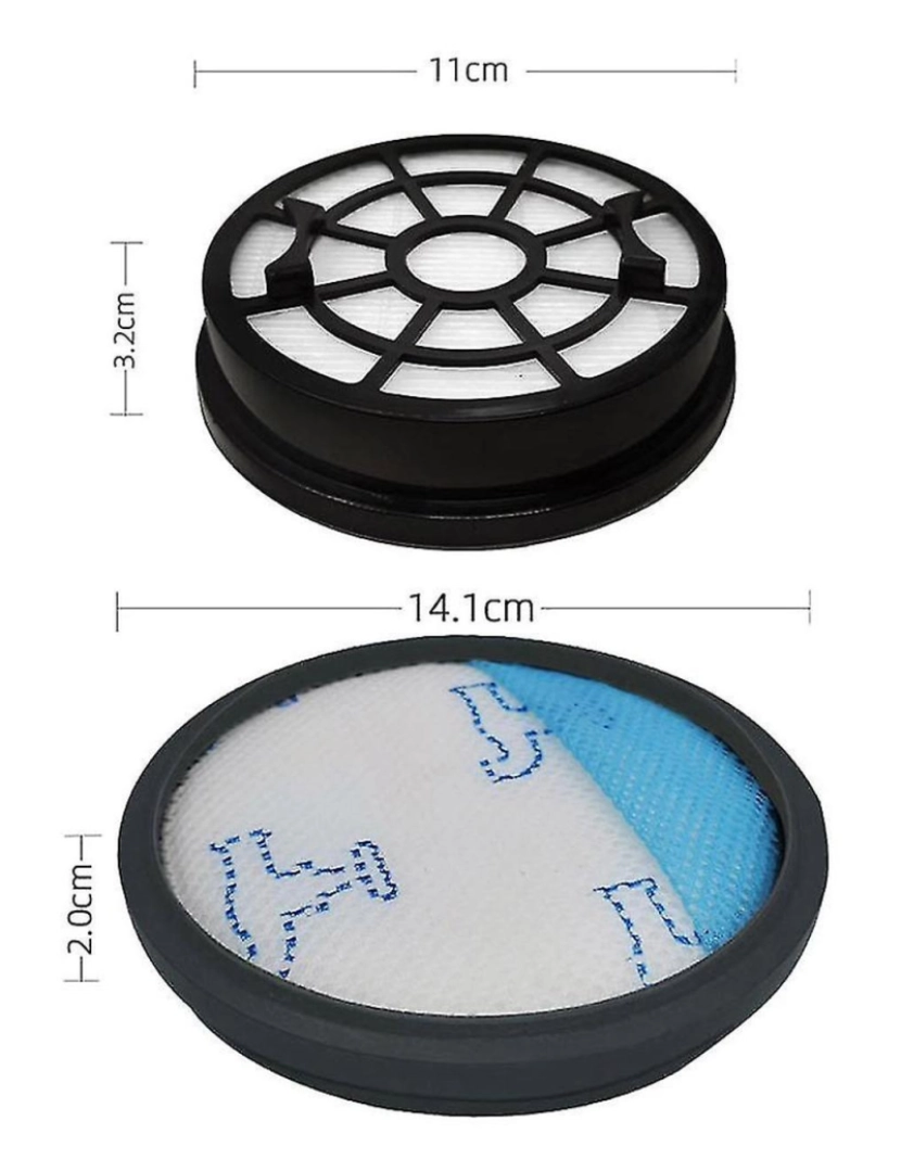 imagem de Filtro para Swift Power Cyclonic RO2910 RO2913 RO2915 RO2932 RO2933 RO2957 RO2981 FILTRO HEPA PARTE N2