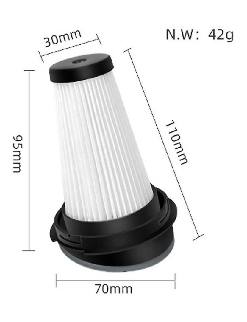 imagem de Filtro HEPA Acessórios de substituição de pó de pó para ZR005202 Lavagem fácil de remover e substituir4