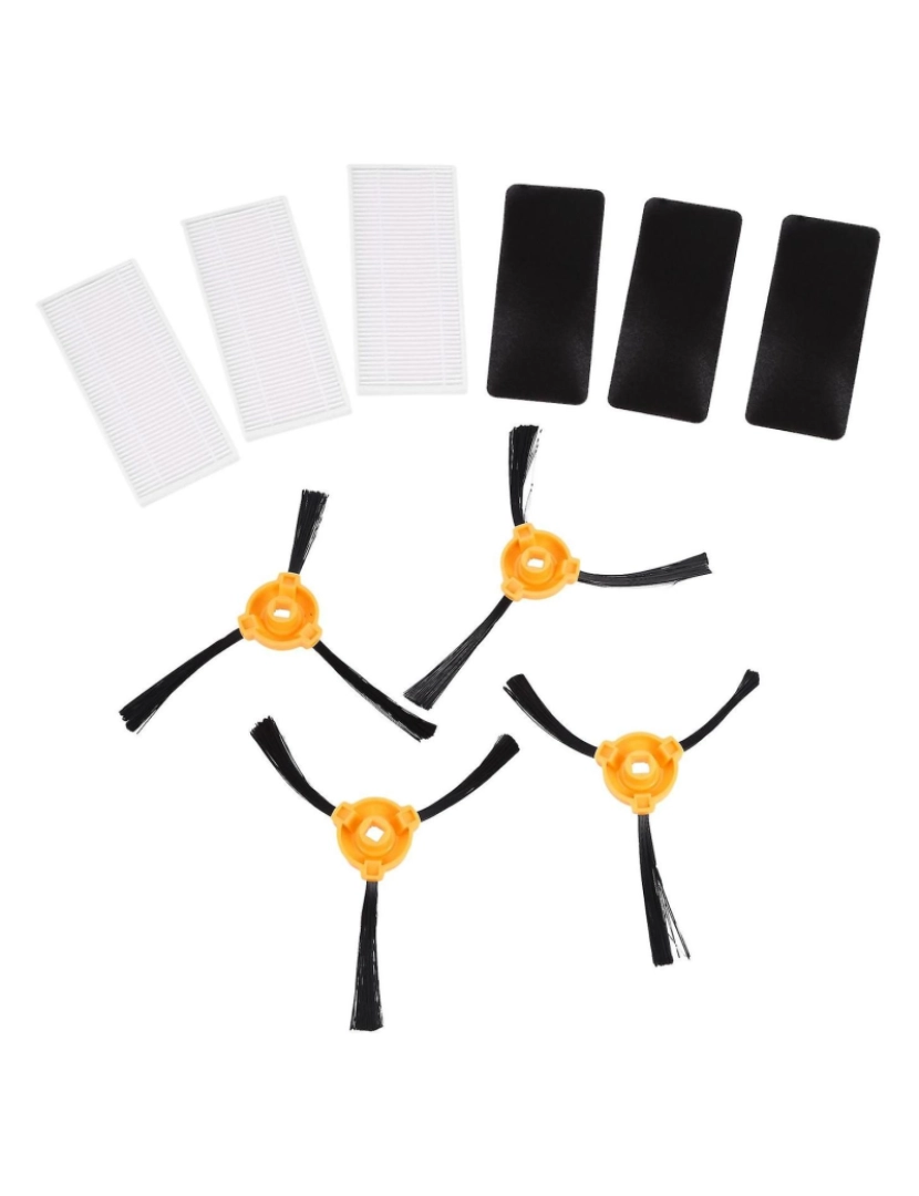 Crosmart - Kits de pincel lateral de espuma de pó para limpeza para Deebot N79 N79S Robótica Substituição Robótica Substituição de Sparidade PA