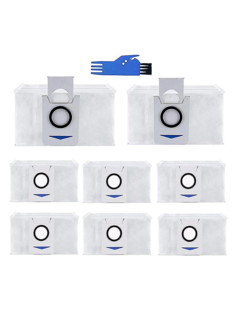 imagem de Sacos de vácuo de 8pcs para Deebot X1 Omni Sacos de poeira para Deebot X1 Turbo1