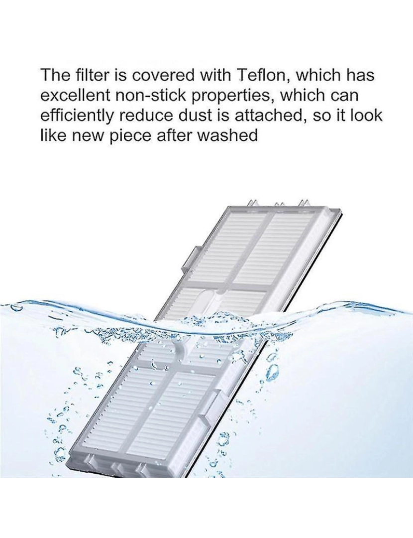 imagem de Acessórios de substituição do filtro de pincel lateral principal para S7 S70 S75 S7MAX S7MAXV T7S PLUS AS VIRIONER ASSURA4