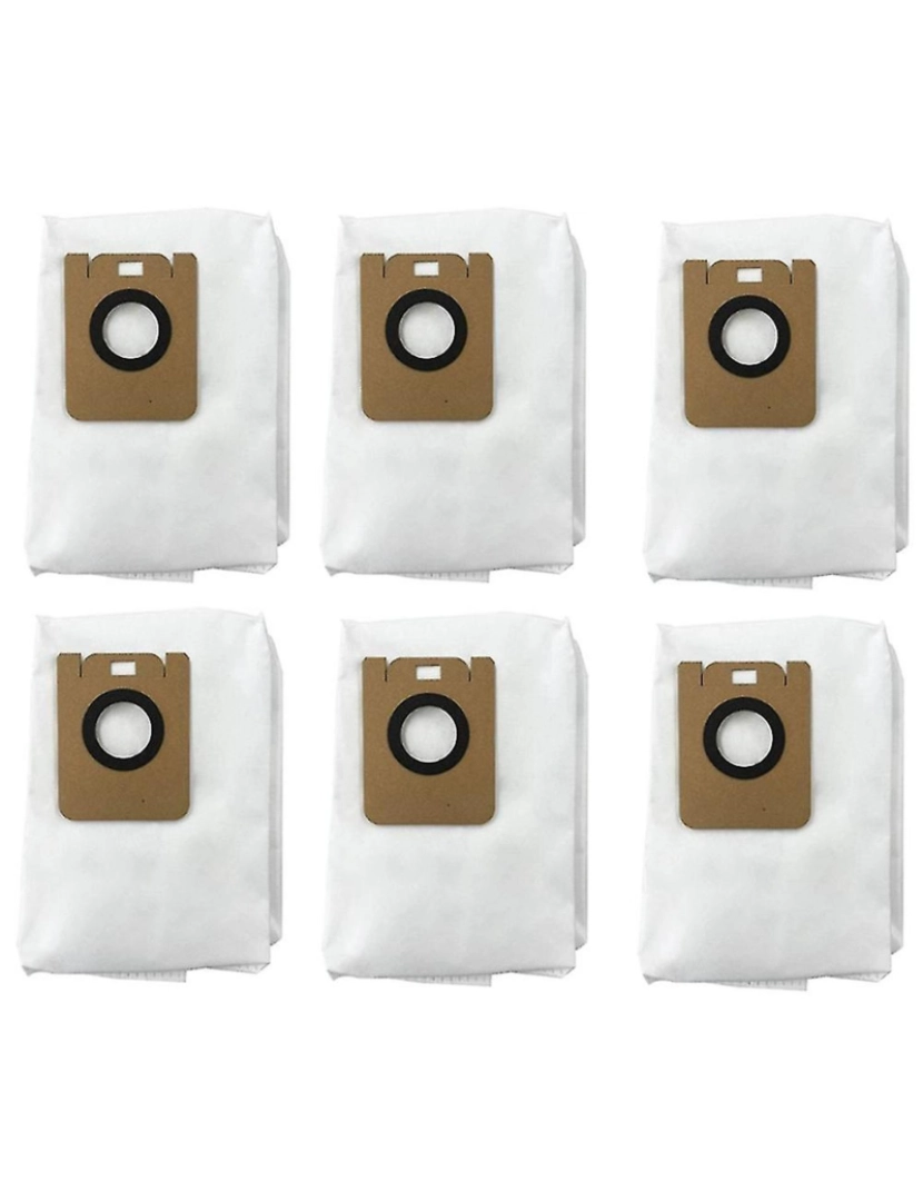 Crosmart - Sacos de poeira de 6pcs para Xiaomi Dreame Bot D10 Plus