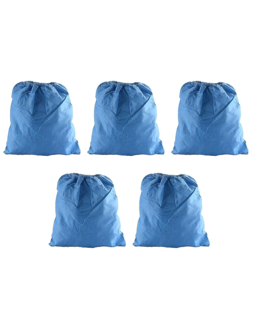 Crosmart - 5pcs Bolsa de filtro têxtil para MV1 WD1 WD2 WD3 SE4001 FILTO SACO DE ASPUUE FLUCHER PENTES