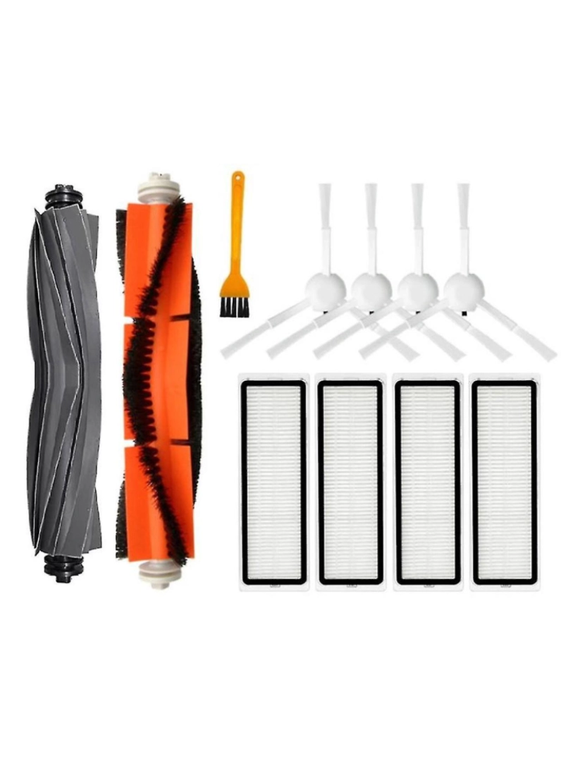 imagem de Kit de Acessórios 11pcs para S10 / S10 Pro Robótico Parte Principal Lateral Principal Princular Filtro HOMAREIRO CL1