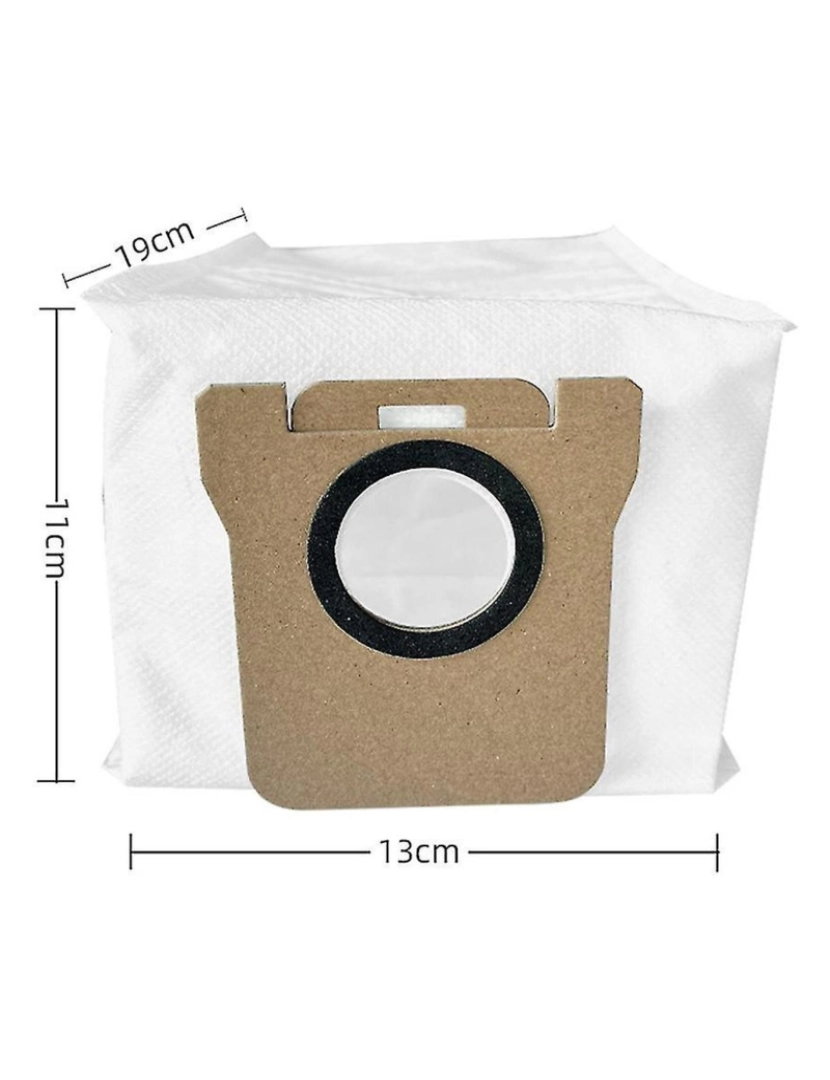 imagem de 2PCs Sacos de poeira para B101CN Robot Vacuum Cleaner Acessórios Saco de lixo de poeira4