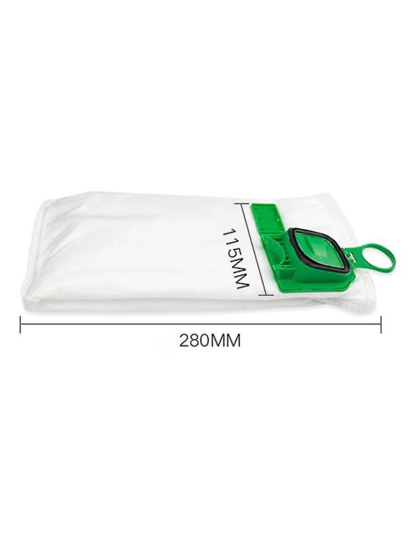 imagem de 6 PCs Kit de substituição de bolsa de filtro de poeira para Vorwerk VK140 VK1504