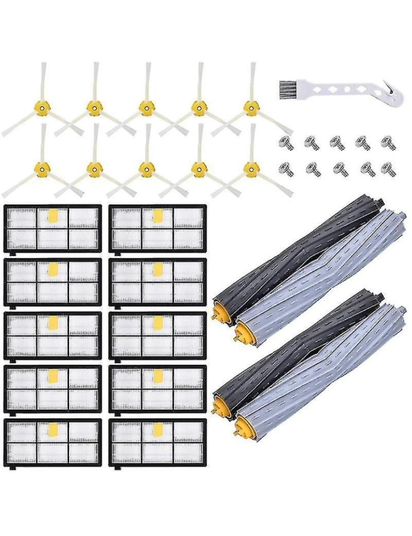 imagem de Brush lateral do pincel principal filtro Hepa para iRobot Roomba 800Series 870 8711