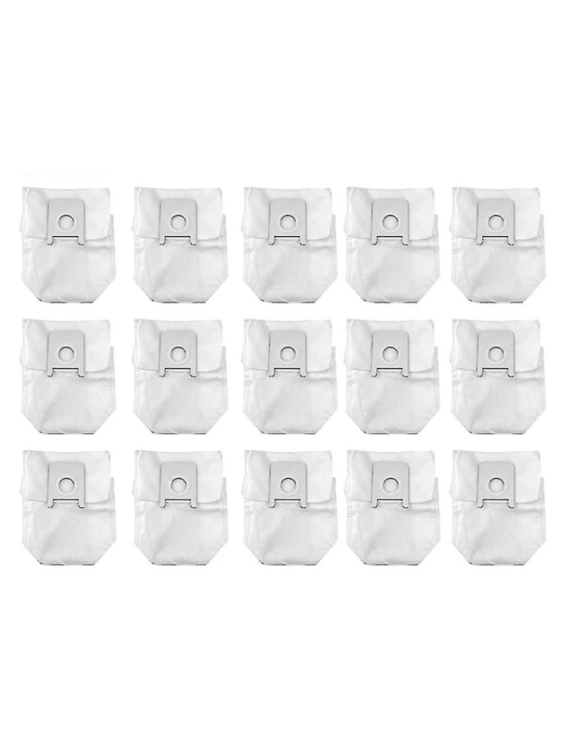 Crosmart - 15pcs para Xiaomi Roidmi Eve Plus Peças de substituição de bolsas de poeira