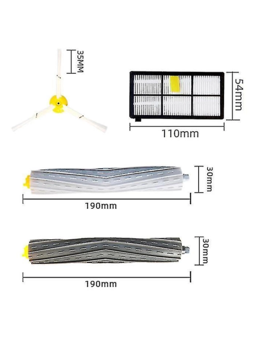 imagem de Kit de reabastecimento para Robot Roomba 800 900 Series 870/871/880/980/9902