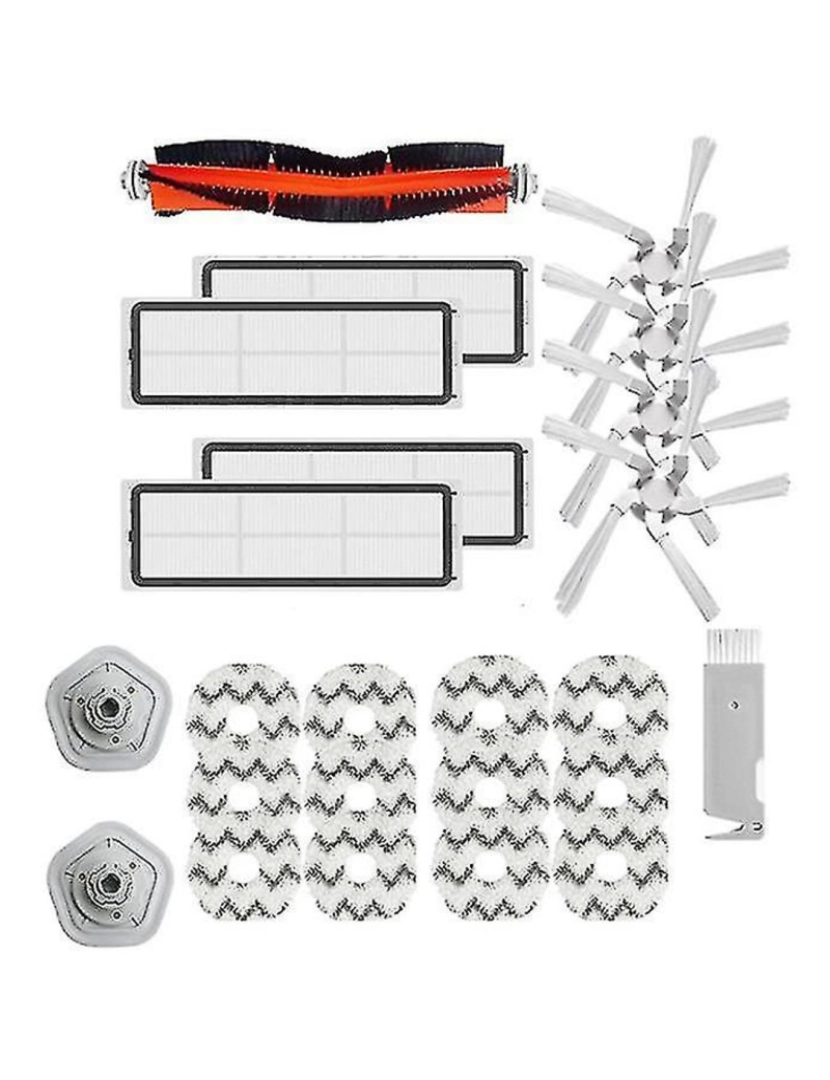 imagem de Filtre o pincel lateral principal W10 PRO SUBSTITUIÇÃO ROBOT ASPUUUM FLECLEAR2