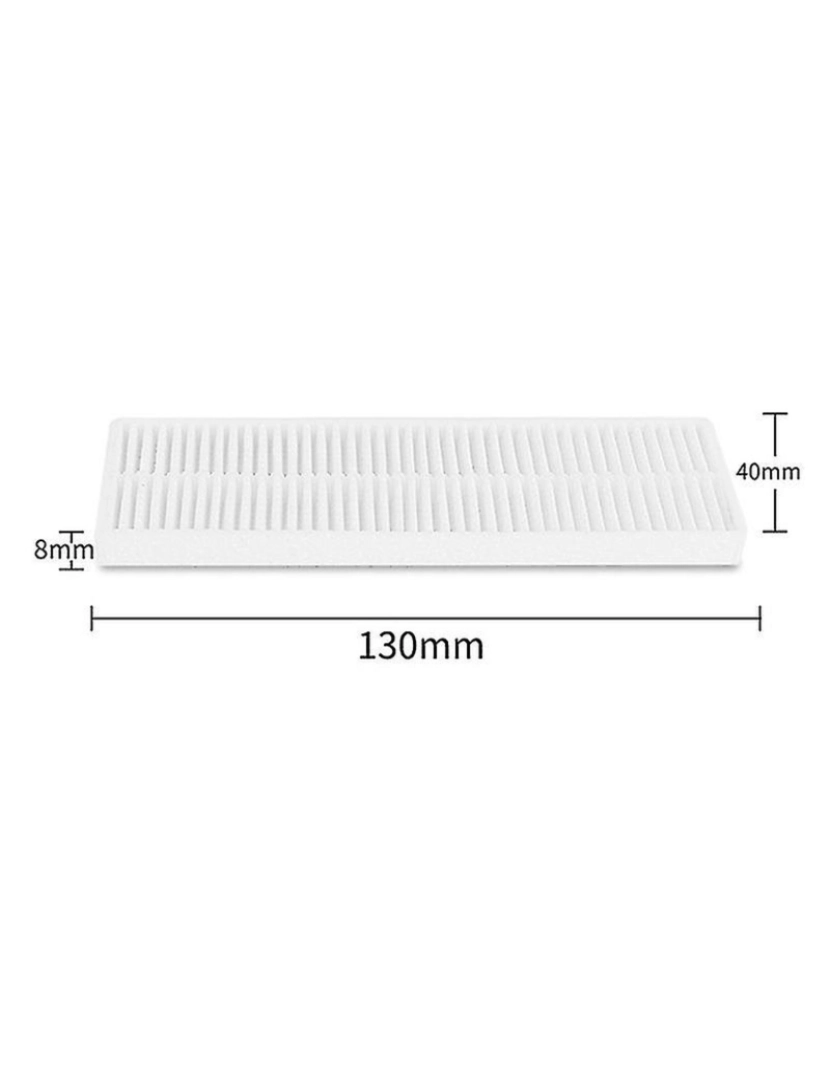 imagem de Filtro hepa Princulação lateral principal MOP RAG SUBSTITUIÇÃO PARA MJSTG1 MIJIA G1 MI ROBOT ASPUROME3