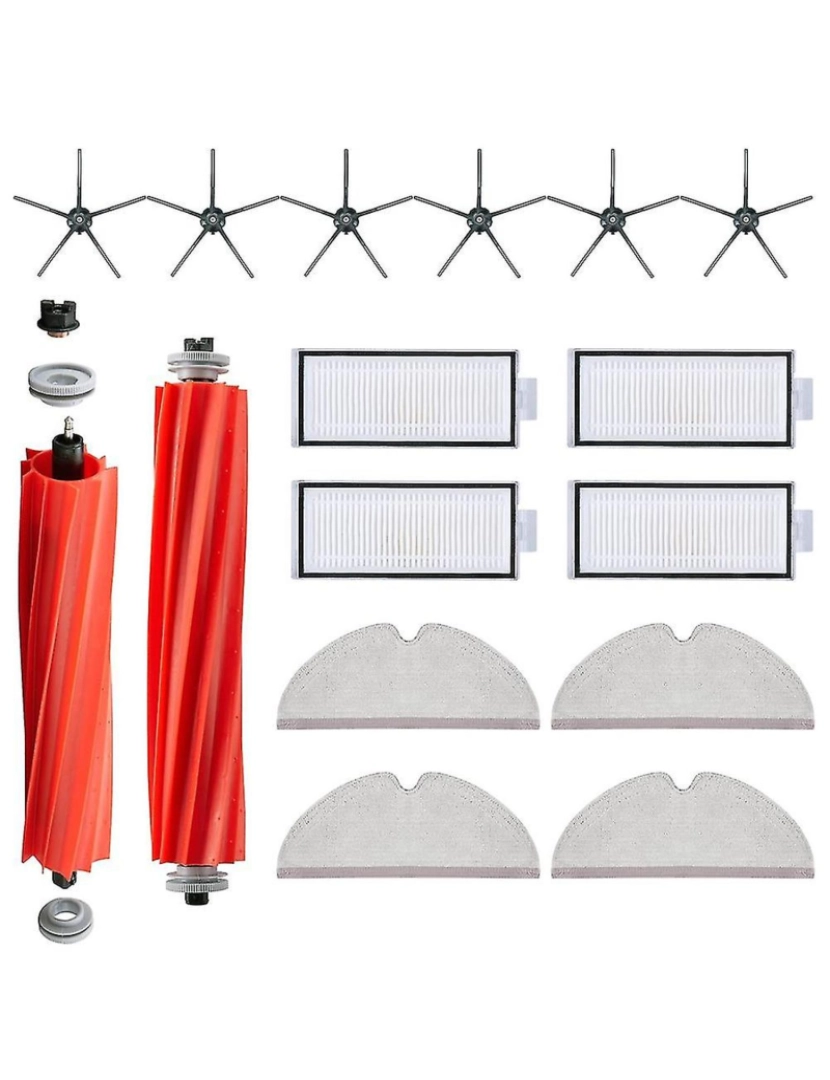 Crosmart - Escova de escova de reposição Filtro HEPA para Q7 Q7+ Q7max q7max+ Robô Vacuum Cleaner ACCE