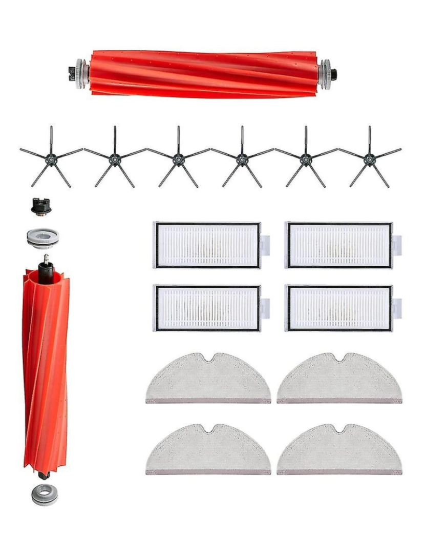 imagem de Escova de escova de reposição Filtro HEPA para Q7 Q7+ Q7max q7max+ Robô Vacuum Cleaner ACCE2