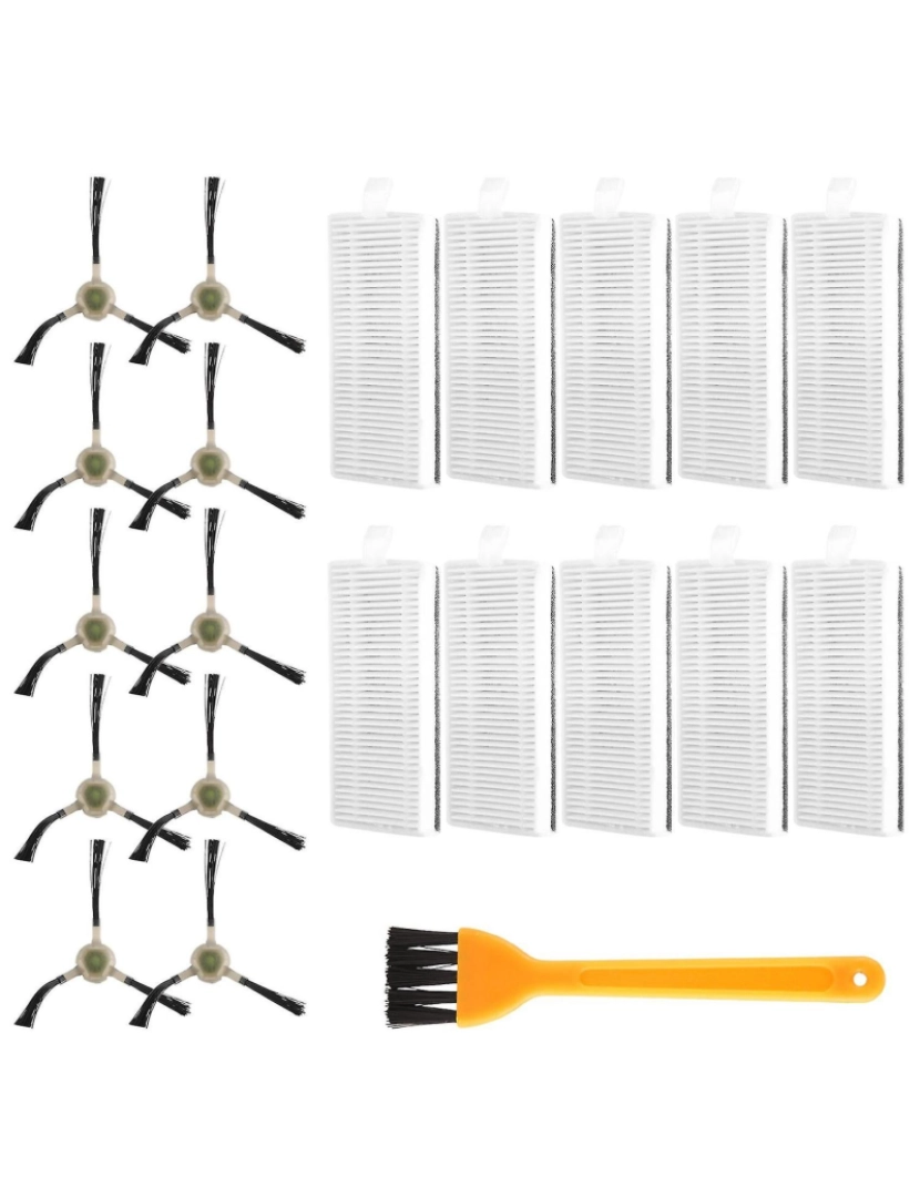 imagem de Substituição de acessório do pincel lateral do filtro HEPA Adequado para M201 T800 U180 Robótico aspirador de pó robótico2