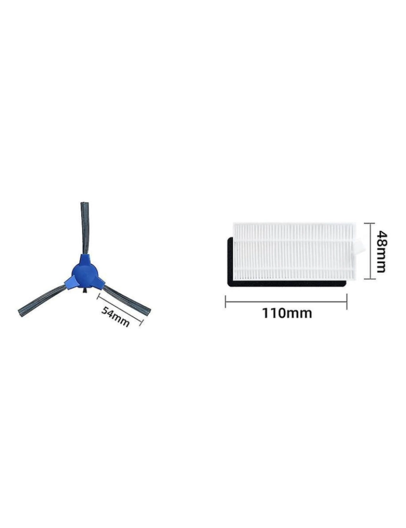 imagem de Substituição do pincel lateral do filtro HEPA para conga 1090 1790 Titanium Ultra Robotic Astraum Limpador2