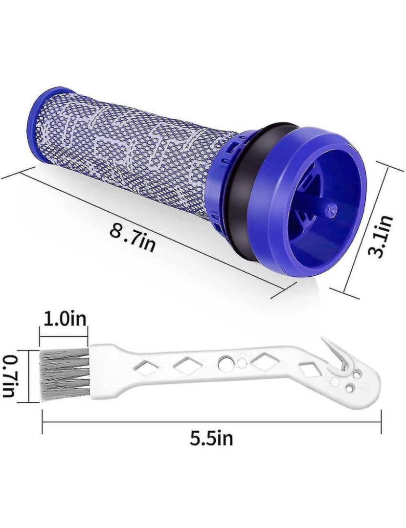 imagem de 2 pacote substitui o filtro para Dyson DC33 DC37 DC39 DC28C DC53, 923413014