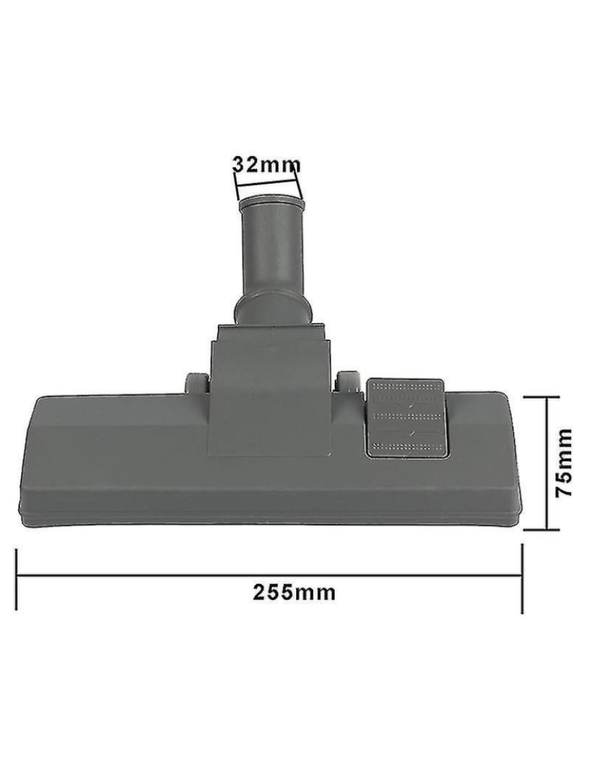 imagem de Para o piso de tapete doméstico, piso de piso de pó de pó de limpeza de ferramentas de cabeça de 32 mm3