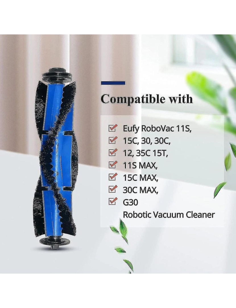 imagem de Peças de substituição Pushamento de rolos compatível com Eufy Robovac 11s2