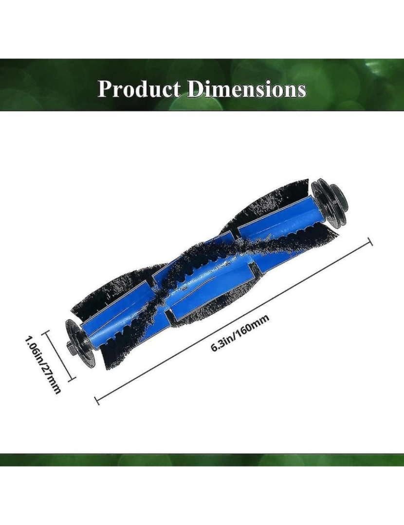 imagem de Peças de substituição Pushamento de rolos compatível com Eufy Robovac 11s3