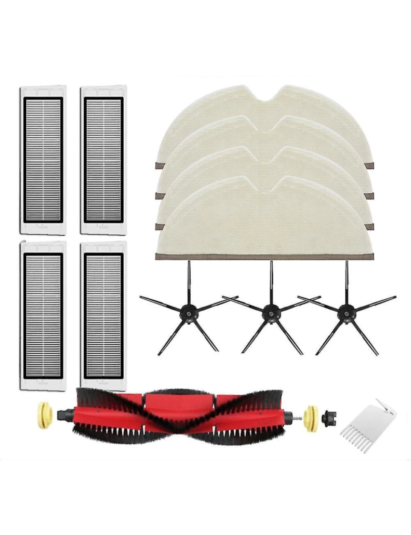 Crosmart - Panos de limpador de pó de pó Robô panos de panos para s5 max s6 puro s6 maxv s5 s50 s51 s55 xiaowa e25 e35 peças