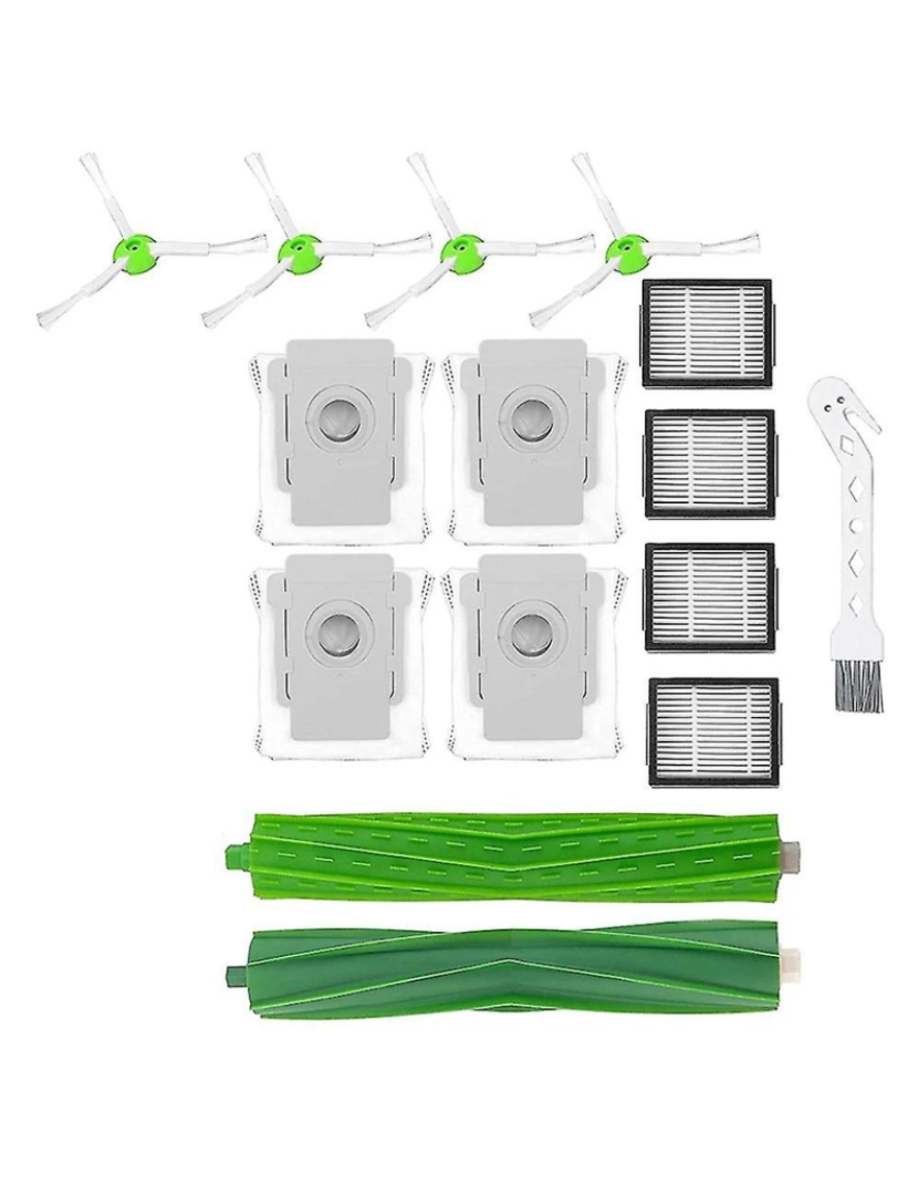 imagem de Escovas de escova de rolo de reposição Filtro compatível com I7 I7+ I3 E5 Acessórios para limpeza de vácuo3