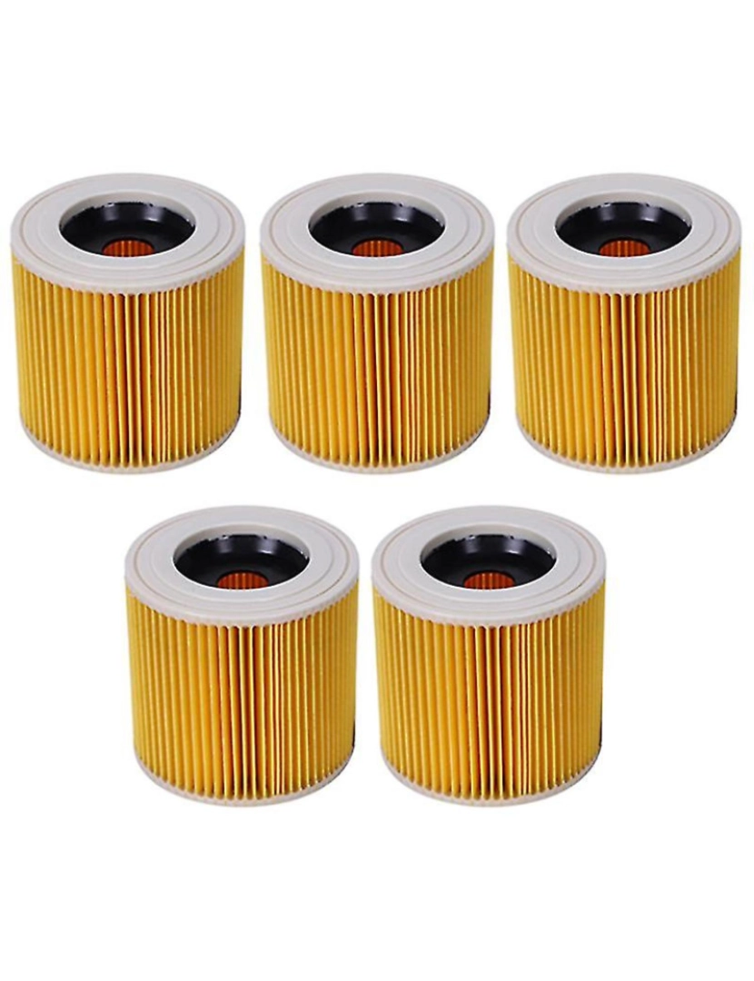 imagem de Filtro de pó de ar de substituição de 5pcs para peças de pó de limpeza WD2250 WD3.200 MV2 MV3 WD3 A2004 A2204 HE1