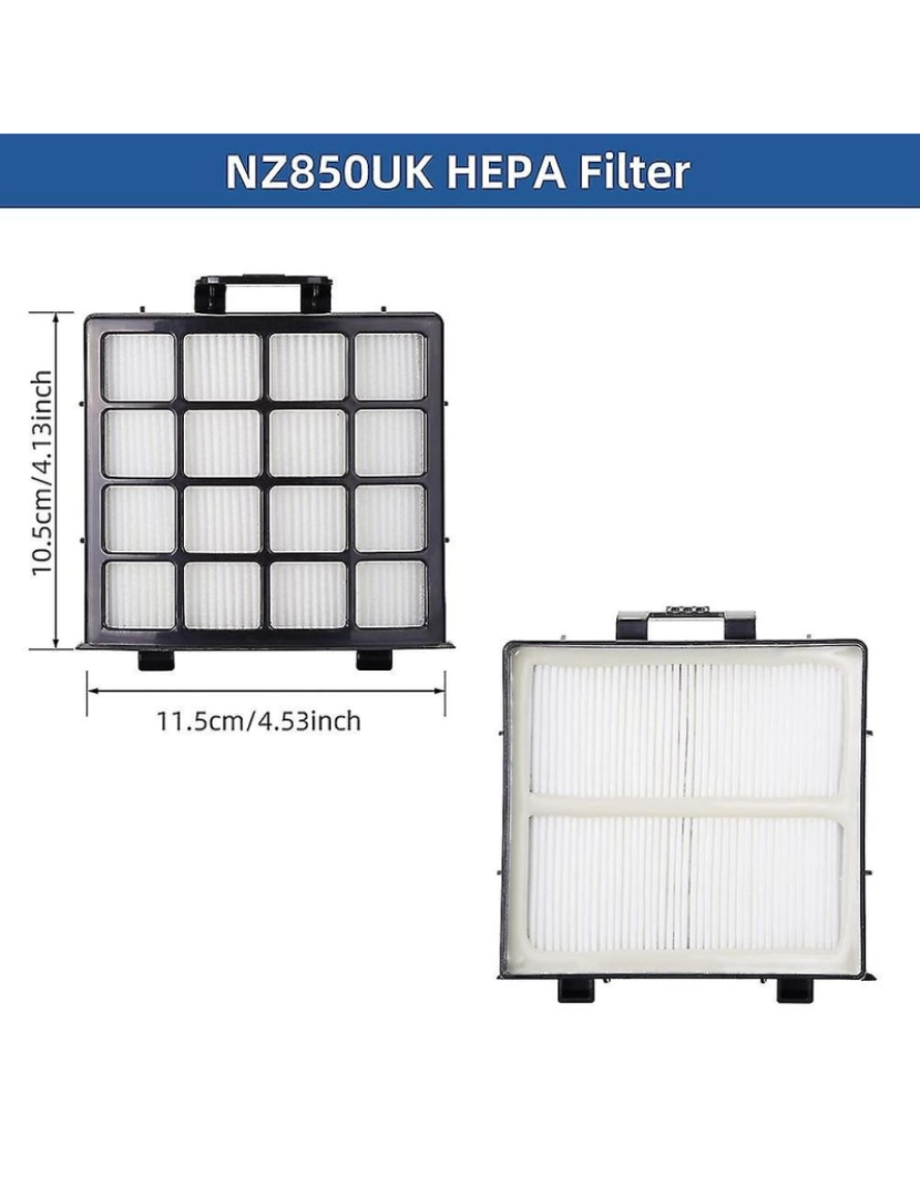 imagem de Filtro HEPA Compatível para NZ850UK NZ850UKT ACESSÓRIOS ASCUUUM3