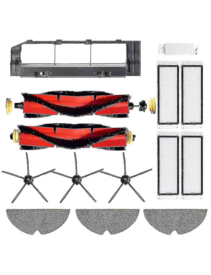 Crosmart - 14-pacote compatível com Roborock S6 S6 Maxv S6 Pure S5 S5 Peças de reposição