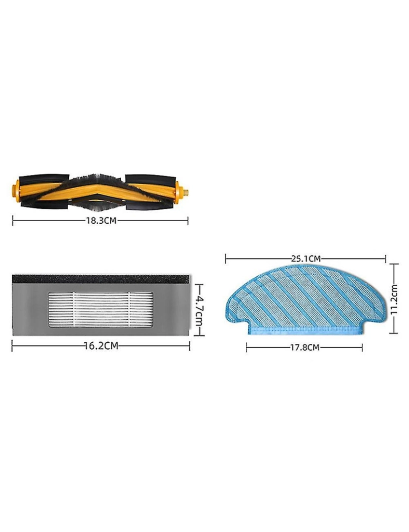 imagem de Peças de reposição para ozmo t8/ aspirador de pó robótica2