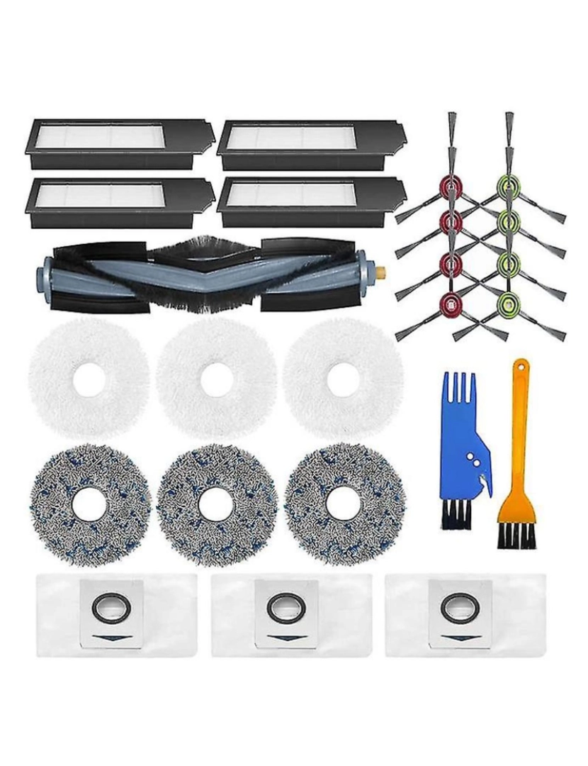 imagem de Kit de peças de substituição de cuidados com piso a pó para piso para Deebot X1 Omni / X1turbo / x1 Plus Robot Vacuum3