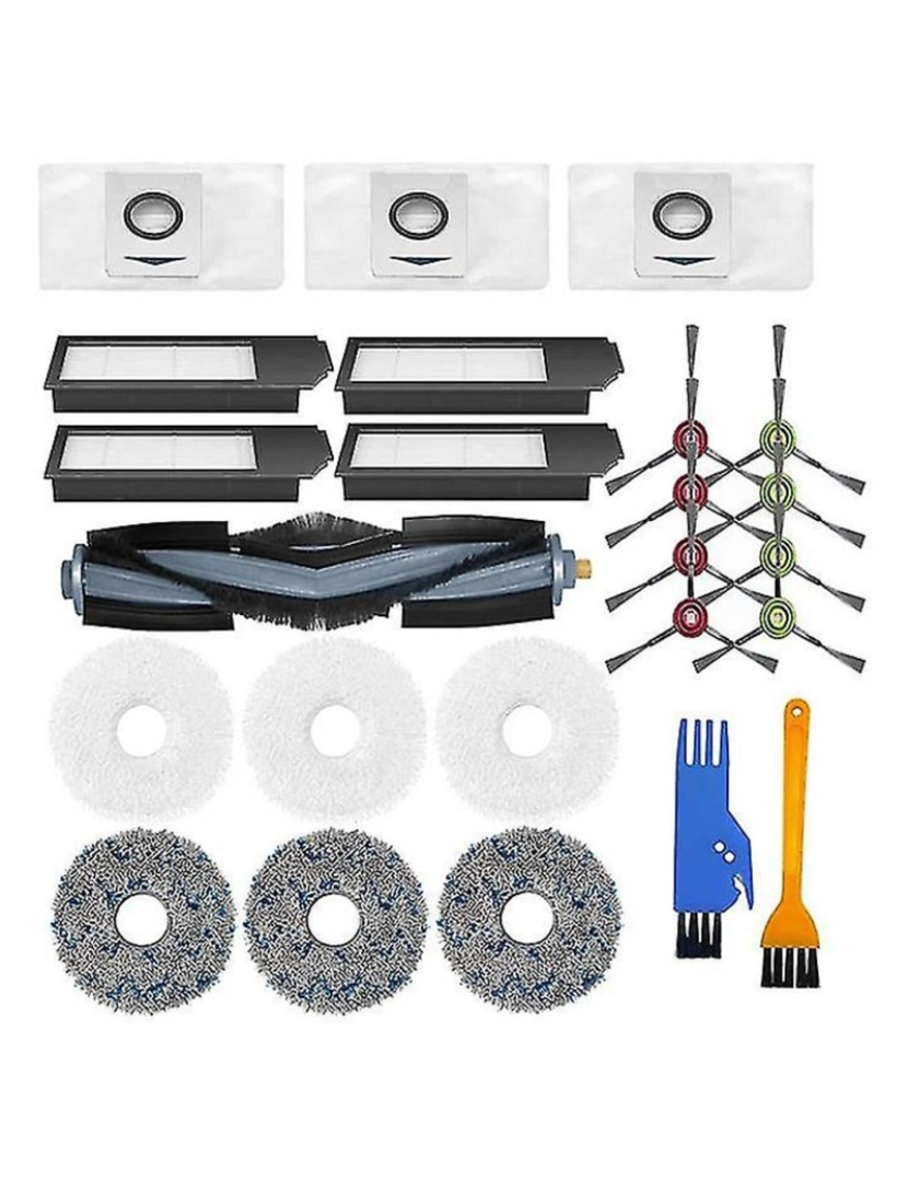 imagem de Kit de peças de substituição de cuidados com piso a pó para piso para Deebot X1 Omni / X1turbo / x1 Plus Robot Vacuum4