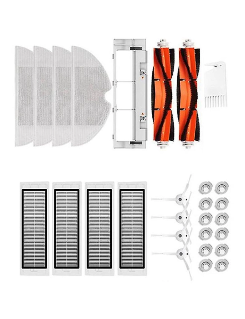 imagem de 28Pack lateral rolagem de rolagem Filtro HEPA para 1S Robot S50 S51 S55 S5 S6 A vácuo peças3