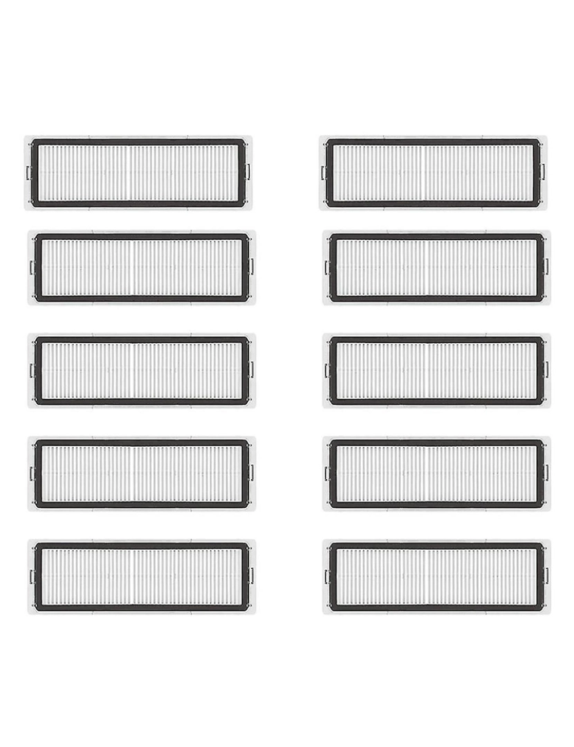 imagem de 10pcs Lavagem de filtro HEPA Substituição para o vácuo de robô auto-limpeza de bot W10 e limpeza de esfregona1