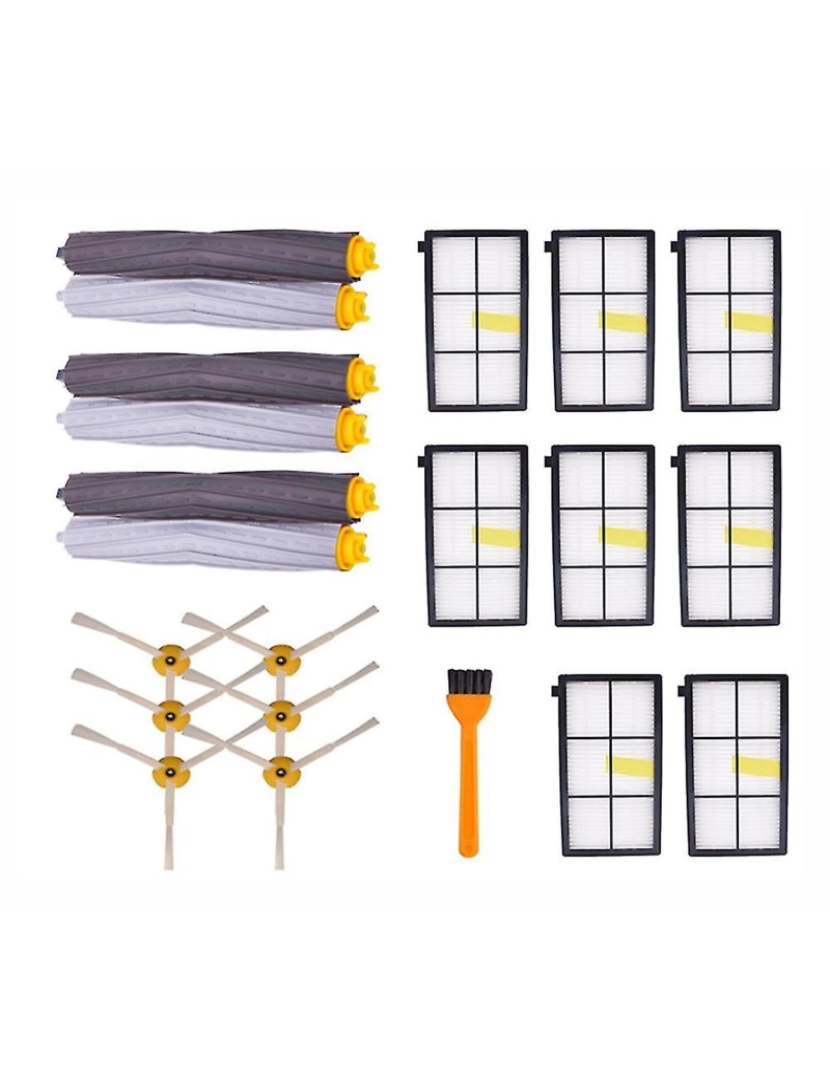 imagem de Peças de substituição do filtro de pincel lateral principal para 800 séries 860 870 880 890 900 960 980 Vacuum robótico1